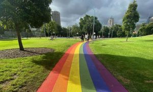 Sydney ganha caminho arco-íris em parque